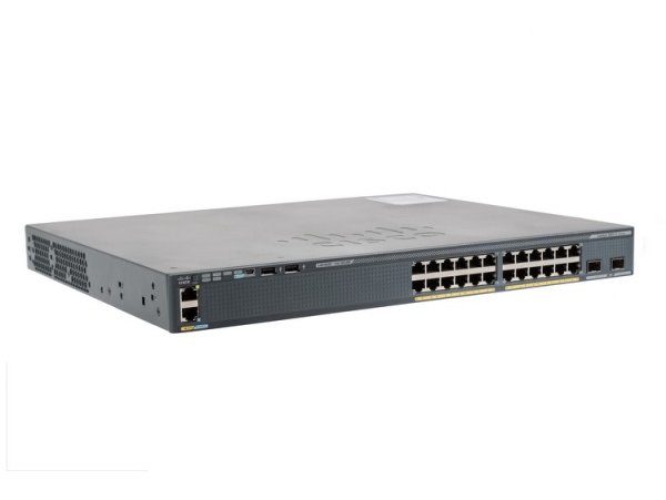 Cisco Catalyst 2960-X 24 GigE, 2 x 10G SFP+, LAN Base, WS-C2960X-24TD-L